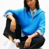 Sneaker mit Plateausohle aus Ledermix Sneaker mit Plateausohle aus Ledermix