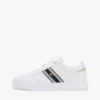 Sneaker mit Webstreifen und Leder-Cupsole