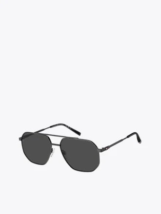 Sonnenbrille mit geometrischem Navigator-Rahmen