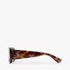 Sonnenbrille mit markantem rechteckigem Rahmen Sonnenbrille mit markantem rechteckigem Rahmen