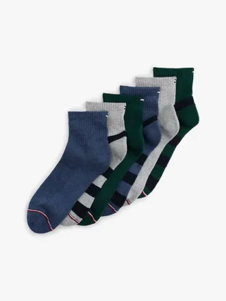 Sportliche Socken mit Viertelbund, 6er-Pack