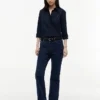 Stretch-Bootcut-Jeans mit mittlerer Leibhöhe Stretch-Bootcut-Jeans mit mittlerer Leibhöhe