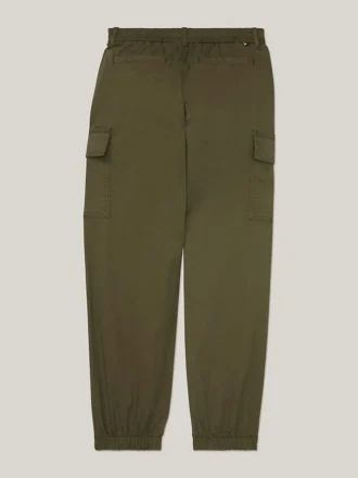 Stretch-Cargo-Chino-Jogginghose für Kinder