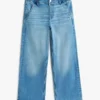 Stretch-Jeans mit weitem Bein für Kinder Stretch-Jeans mit weitem Bein für Kinder