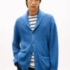 Strickjacke mit Schalkragen