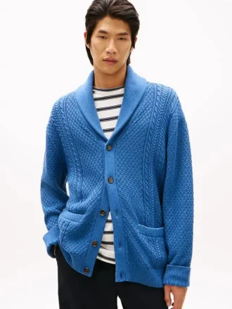 Strickjacke mit Schalkragen Strickjacke mit Schalkragen