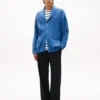 Strickjacke mit Schalkragen