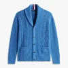 Strickjacke mit Schalkragen