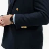 Strukturierter Blazer aus Baumwoll-Woll-Mischung Strukturierter Blazer aus Baumwoll-Woll-Mischung