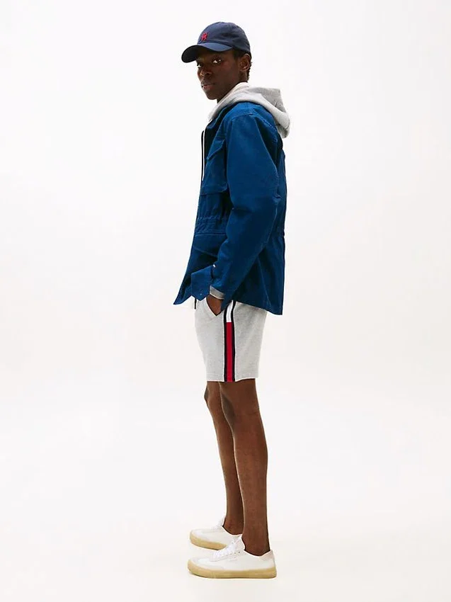 Sweatshorts mit Flaggenlogo Sweatshorts mit Flaggenlogo
