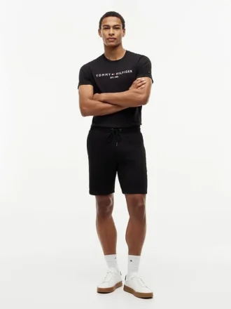 Sweatshorts mit gesticktem Tommy-Logo