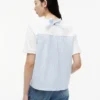 T-Shirt aus verschiedenen Materialien mit Bindeband
