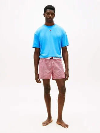 T-Shirt & gewebte Shorts Schlafanzug-Set T-Shirt & gewebte Shorts Schlafanzug-Set
