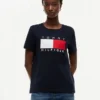 T-Shirt mit großem Flaggenlogo T-Shirt mit großem Flaggenlogo