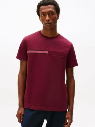 T-Shirt mit tonalem Flaggenlogo