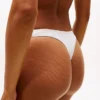 Tanga aus Stretch-Baumwolle mit wiederholtem Logo Tanga aus Stretch-Baumwolle mit wiederholtem Logo