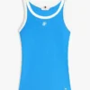 Tanktop aus Rippstrick mit Schriftzug-Monogramm Tanktop aus Rippstrick mit Schriftzug-Monogramm
