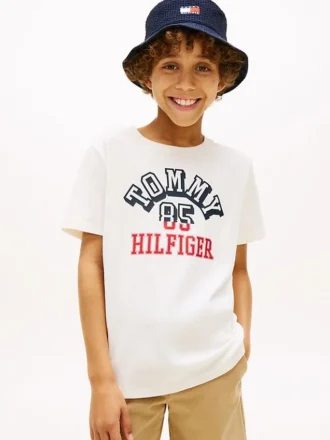 Tommy Arch Logo T-Shirt für Kinder Tommy Arch Logo T-Shirt für Kinder