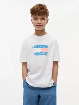 Tommy Graffiti Logo T-Shirt für Kinder Tommy Graffiti Logo T-Shirt für Kinder