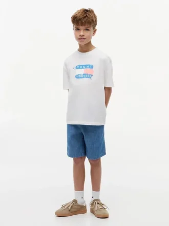 Tommy Graffiti Logo T-Shirt für Kinder Tommy Graffiti Logo T-Shirt für Kinder