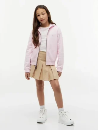 Tommy Hilfiger Kapuzenpullover mit Reißverschluss für Kinder