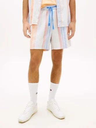 Tommy Jeans Gestreifte Dobby-Shorts Tommy Jeans Gestreifte Dobby-Shorts