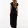 Tommy Jeans Maxikleid aus Rippstrick