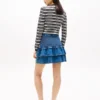 Tommy Jeans Minirock aus Chambray mit Stufendesign Tommy Jeans Minirock aus Chambray mit Stufendesign