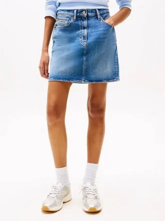 Tommy Jeans Minirock aus Jeans mit hoher Taille