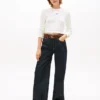 Tommy Jeans Pullover mit Schriftzug und Zopfmuster Tommy Jeans Pullover mit Schriftzug und Zopfmuster