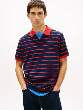 Tommy Jeans Regular Fit Streifen-Polo