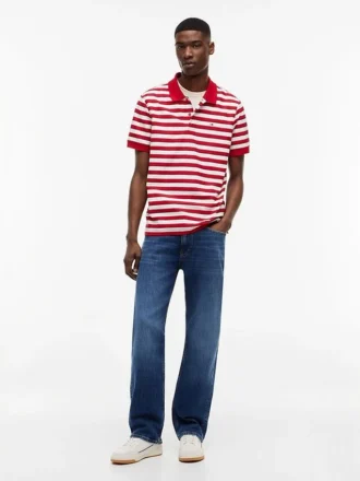 Tommy Jeans Regular Fit Streifen-Polo