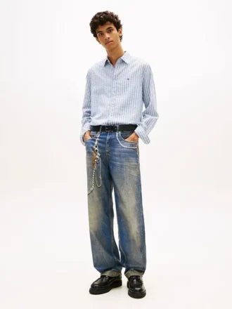 Tommy Jeans Relaxed-Jeans mit Kettenprint Tommy Jeans Relaxed-Jeans mit Kettenprint