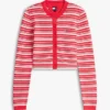 Tommy Jeans Slim Fit gestreifter Cardigan