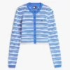 Tommy Jeans Slim Fit gestreifter Cardigan