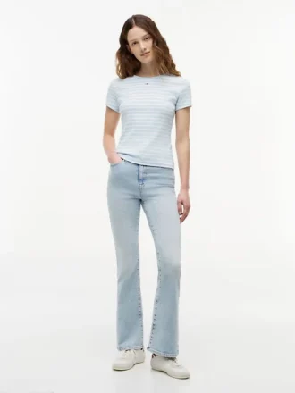 Tommy Jeans Slim Stretch Ribbed T-Shirt