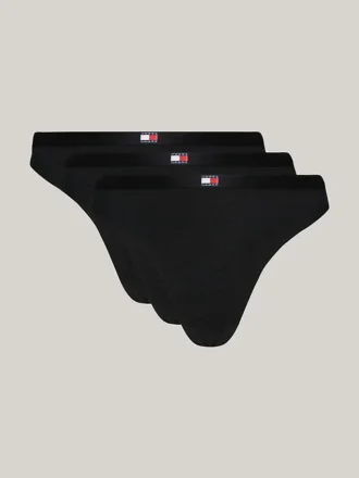 Tommy Jeans String mit Flaggenlogo, 3er-Pack Tommy Jeans String mit Flaggenlogo, 3er-Pack