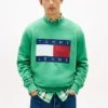 Tommy Jeans Sweatshirt mit großem Flaggenlogo Tommy Jeans Sweatshirt mit großem Flaggenlogo