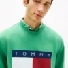 Tommy Jeans Sweatshirt mit großem Flaggenlogo Tommy Jeans Sweatshirt mit großem Flaggenlogo