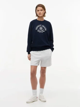 Tommy Jeans Sweatshirt mit Sports Club-Logo