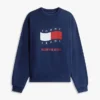 Tommy Jeans Sweatshirt mit Wavy-Flag-Logo Tommy Jeans Sweatshirt mit Wavy-Flag-Logo