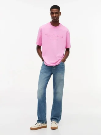 Tommy Jeans T-Shirt mit Distressed-Logo