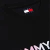 Tommy Jeans T-Shirt mit Farbverlauf-Logo Tommy Jeans T-Shirt mit Farbverlauf-Logo