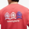 Tommy Jeans T-Shirt mit Multi-Crest-Logo