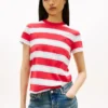 Tommy Jeans T-Shirt mit Streifen in Regular Fit