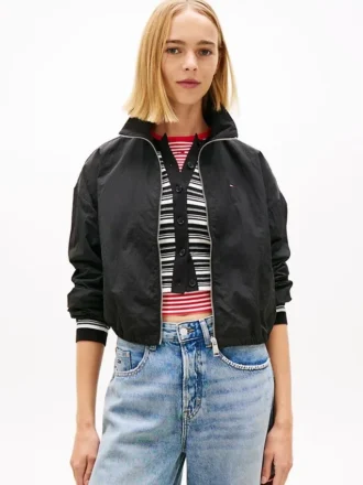 Tommy Jeans Wasserabweisende Reißverschlussjacke Tommy Jeans Wasserabweisende Reißverschlussjacke