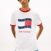 Tommy Jeans Wavy Flag Ringer T-Shirt Tommy Jeans Wavy Flag Ringer T-Shirt