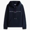 Tommy Logo Fleece-Hoodie Tommy Logo Fleece-Hoodie