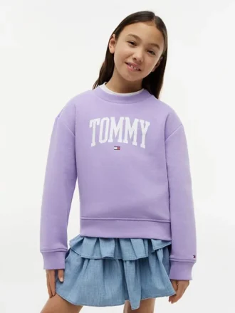 Tommy-Logo-Sweatshirt für Kinder