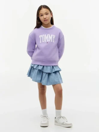 Tommy-Logo-Sweatshirt für Kinder